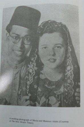 Natrah dan suaminya yang tersayang, Mansor Adabi